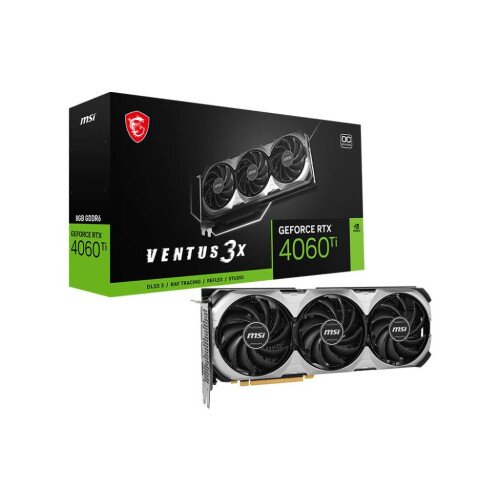 MSI GeForce RTX 4060 Ti VENTUS 3X E 8G OC Graphics Card