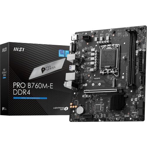 MSI PRO B760M-E DDR4 Motherboard