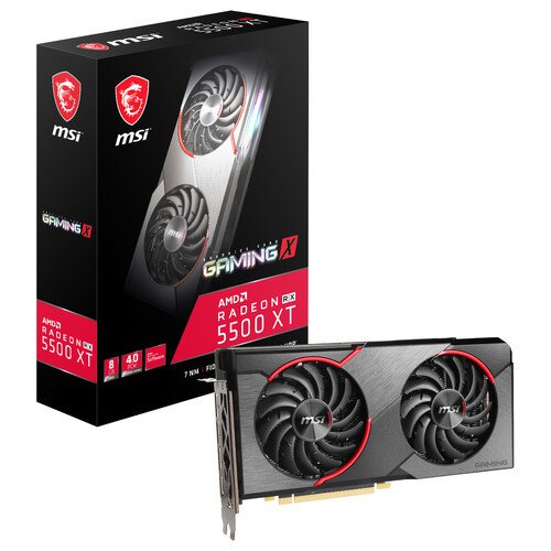MSI Radeon RX 5500 XT GAMING X 8G Graphics Card