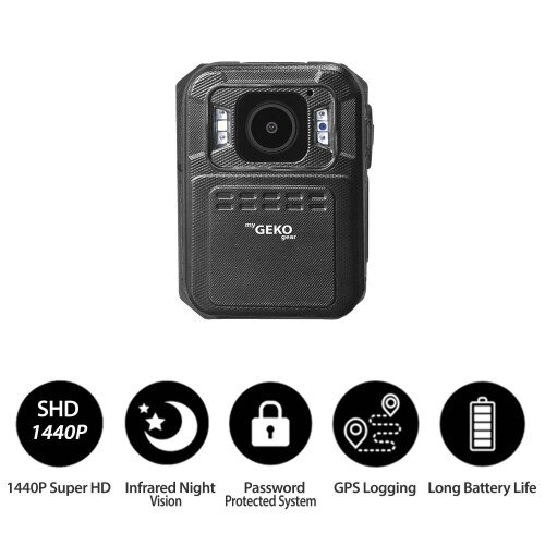 myGEKOgear Aegis 200 1440P HD Body Cam
