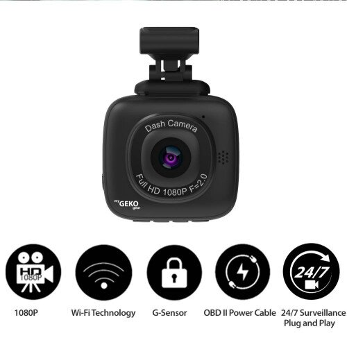 myGEKOgear Orbit 500 1080P HD Wi-Fi Dash Cam