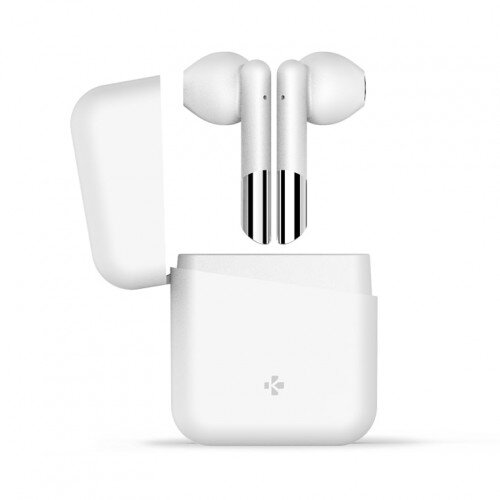MyKronoz ZeBuds Lite TWS Wireless Earbuds with Charging Case - White