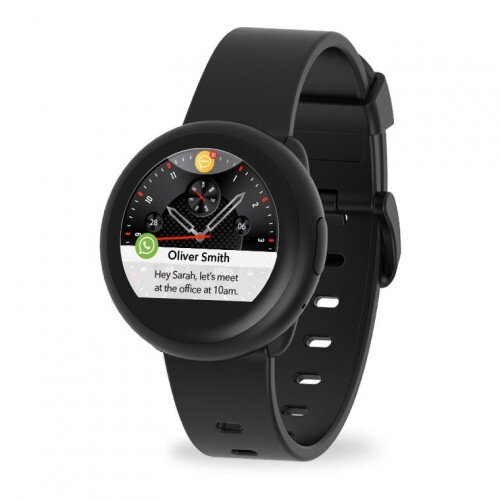 MyKronoz ZeRound3 Lite Stylish Smartwatch for your Active Lifestyle - Black
