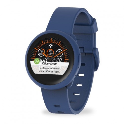 MyKronoz ZeRound3 Lite Stylish Smartwatch for your Active Lifestyle - Blue