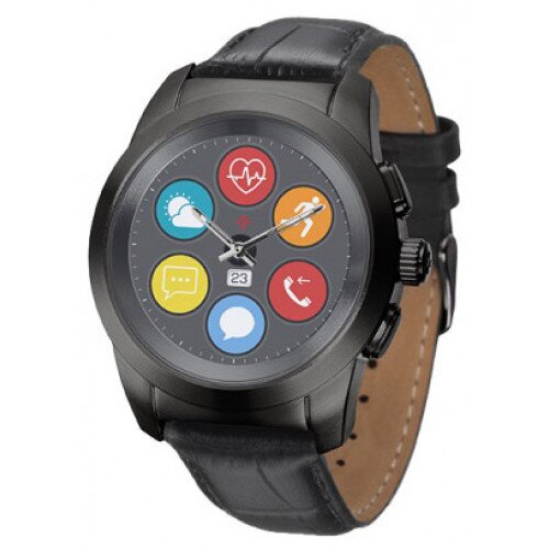MyKronoz ZeTime Premium Hybrid Smartwatch - Black/Black - Petite