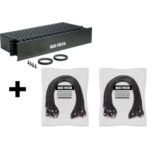 Neat Patch NP2K648 - NP2 Cable Management Bay With 48 Patch Cables