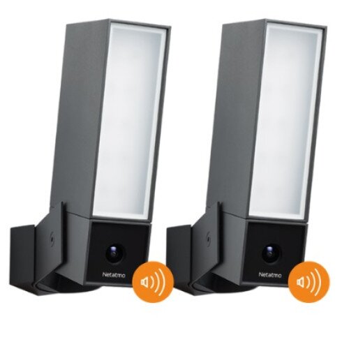 Netatmo Smart Outdoor Camera with Siren - 2-Pack - Black