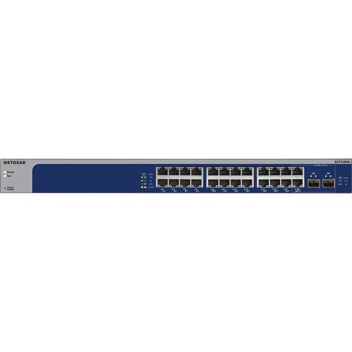 NETGEAR 10-Gigabit/Multi-Gigabit Ethernet Smart Managed Plus Switch - XS724EM