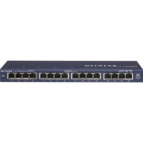 NETGEAR ProSafe 16-port Gigabit Desktop Switch - GS116