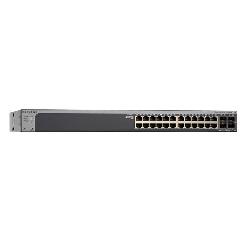 NETGEAR ProSAFE 28-port Gigabit Stackable Smart Managed Switch with 4 10GE SFP+ Ports