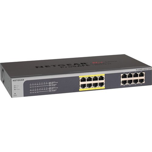 NETGEAR ProSafe Plus 16-Port Gigabit Ethernet Switch - JGS516PE