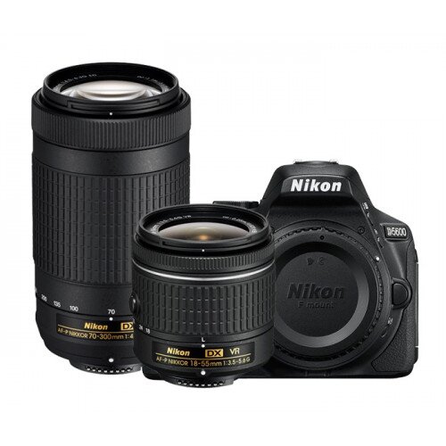 Nikon D5600 Digital SLR Camera - Two Lens Kit
