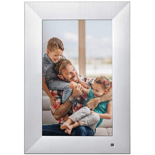 Nixplay Nix Lux Digital Frame (Non Wi-Fi) - 8 inch - Metal