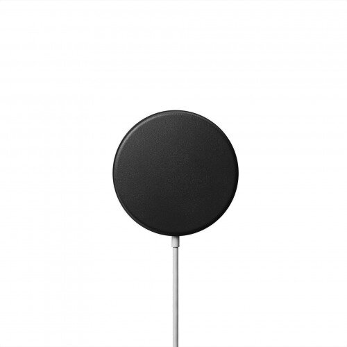 Nomad Leather Cover For MagSafe - Black