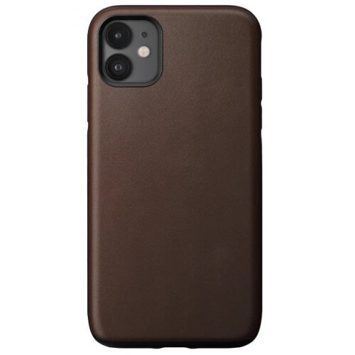 Nomad Modern Leather Case - iPhone 11 - Rustic Brown