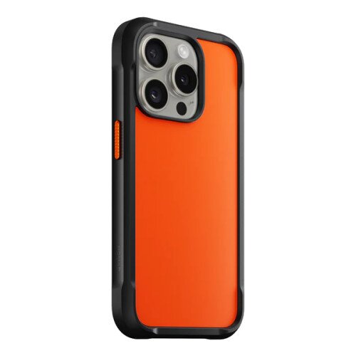 Nomad Rugged Case for iPhone 15 Pro - Ultra Orange