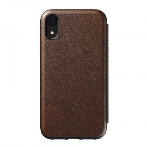 Nomad Rugged Folio Case - iPhone XR - Rustic Brown