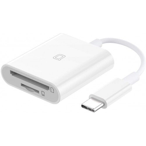 nonda USB Type-C to SD/MicroSD Card Reader - White