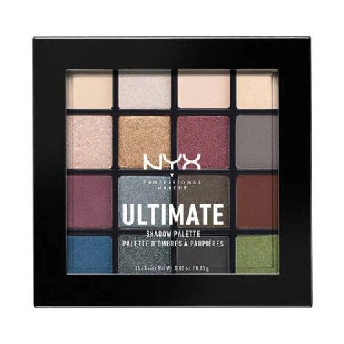 NYX 16 Pan Ultimate Queen Shadow Palette - Smokey & Highlight