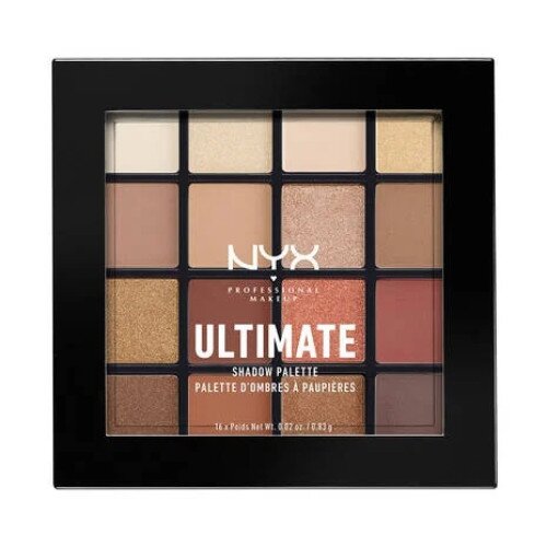 NYX 16 Pan Ultimate Queen Shadow Palette - Warm Neutrals