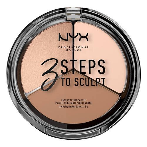 NYX 3 Steps To Sculpt Face Sculpting Palette