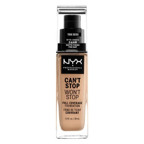 NYX Can't Stop Won't Stop Full Coverage Foundation - True Beige
