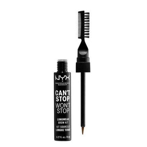NYX Can't Stop Won't Stop Longwear Brow Kit - Chocolate