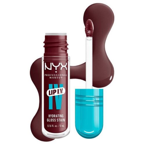 NYX Lip I.V. Hydrating Lip Gloss Stain - Mauve N’ Moist