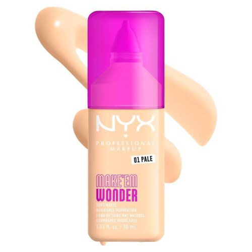 NYX Make ‘Em Wonder Soft Matte Buildable Foundation - Pale