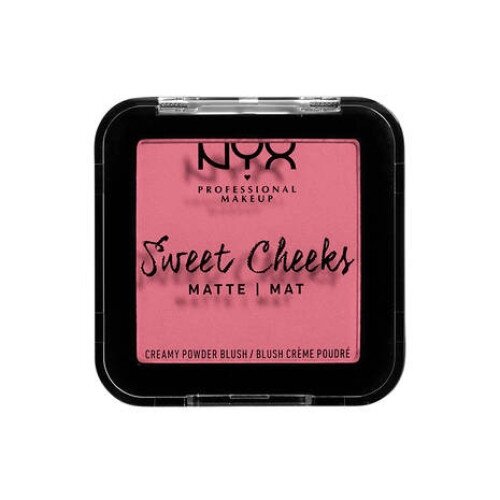 NYX Sweet Cheeks Creamy Powder Blush Matte - Rose & Play