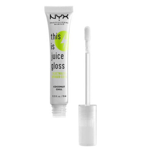 NYX This Is Juice Electrolyte Infused Scented Lip Gloss - Coconut Chill