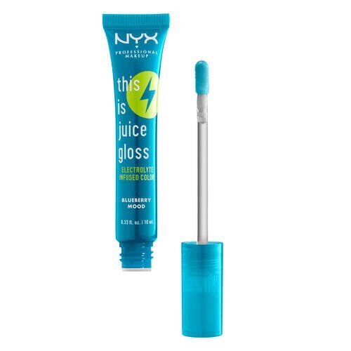 NYX This Is Juice Electrolyte Infused Scented Lip Gloss - Blueberry Mood