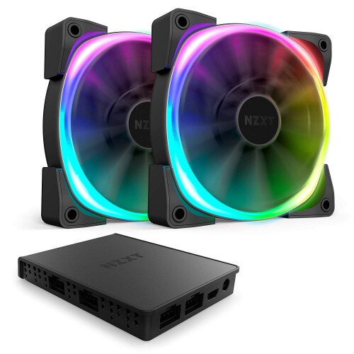NZXT Aer RGB 2 Starter Kit RGB Fans with HUE 2 Controller