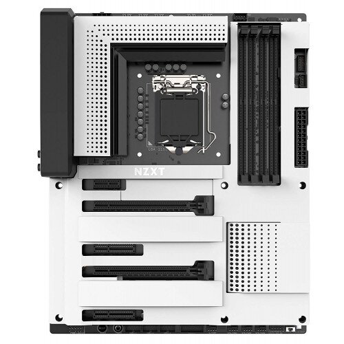 NZXT N7 Intel Z370 Gaming Motherboard - Matte White