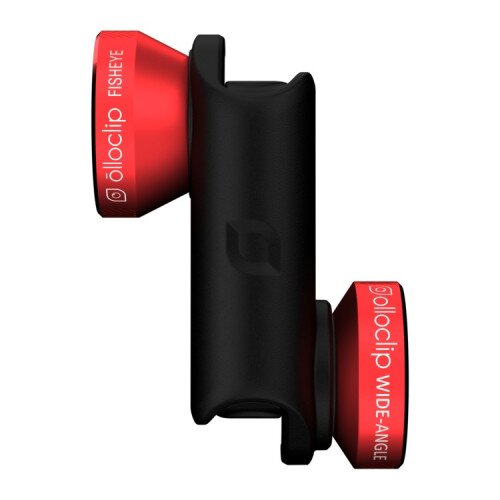 olloclip iPhone 6/6s / 6/6s Plus 4-in-1 Lens - Red Lens / Black Clip