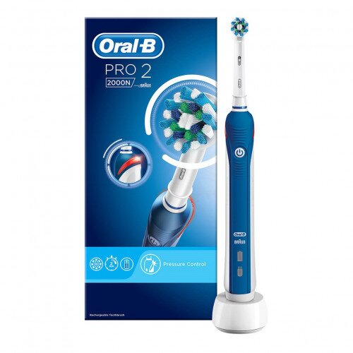 Oral-B Pro 2 2000N CrossAction Electric Toothbrush Rechargeable