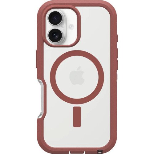 OtterBox Defender Series Pro XT Case with MagSafe for iPhone 16 - Brick Red