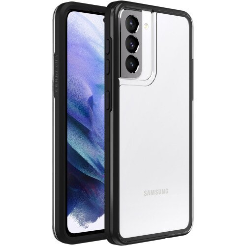 LifeProof SEE Case for Galaxy S21 5G - Black Crystal (Clear/Black)