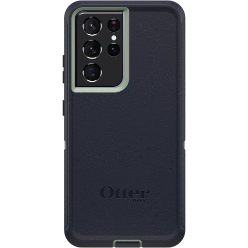 OtterBox Defender Series Case for Galaxy S21 Ultra 5G - Varsity Blues (Sage / Blue)