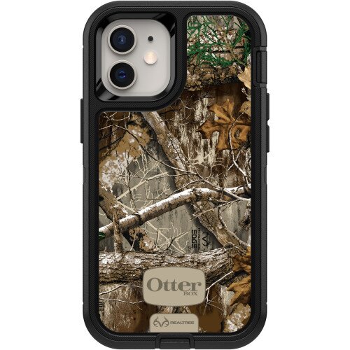 OtterBox iPhone 12 mini Case Defender Series - RealTree Edge Black (Camo Graphic)