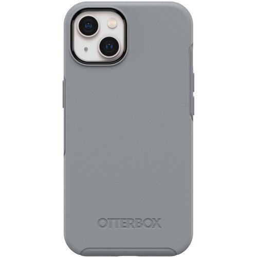 OtterBox iPhone 13 Case Symmetry Series Antimicrobial - Resilience Grey