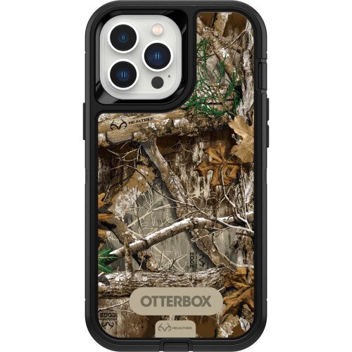 OtterBox iPhone 13 Pro Max Case Defender Series - RealTree Edge Black (Camo Graphic)