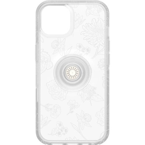 OtterBox Otter + Pop Symmetry Series Clear Case for iPhone 14 Pro - Flower Of The Month (Clear)