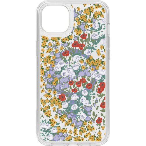 OtterBox Symmetry Series+ Antimicrobial Case with MagSafe for iPhone 14 Pro - Flower Fields (Graphic)