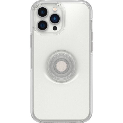 OtterBox Otter + Pop Symmetry Series Clear Case for iPhone 13 Pro Max and iPhone 12 Pro Max - Clear