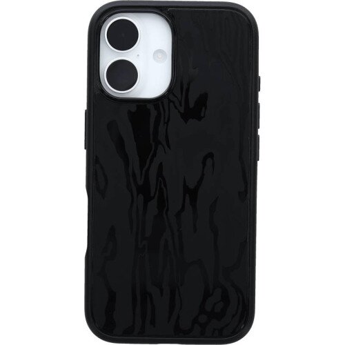 OtterBox Symmetry Series Case with MagSafe for iPhone 16 - Spruce Bark (Black)