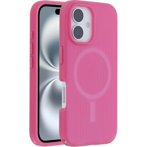 OtterBox Symmetry Series Soft Touch Case with MagSafe for iPhone 16 - Foxberry (Pink)