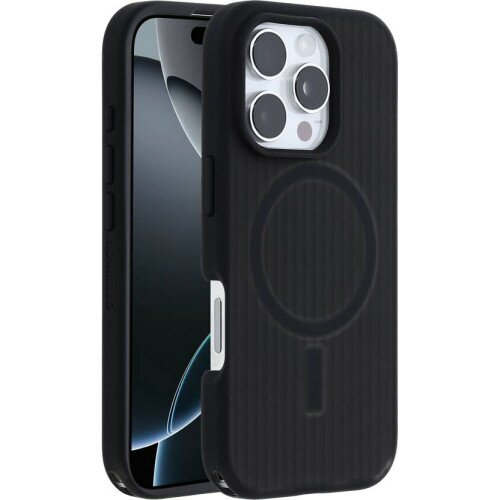 OtterBox Symmetry Series Soft Touch Case with MagSafe for iPhone 16 Pro Max - Dark Echo (Black)