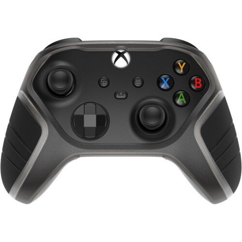 OtterBox Antimicrobial Easy Grip Controller Shell for Xbox X/S - Dark Web (Black / Silver Metallic)