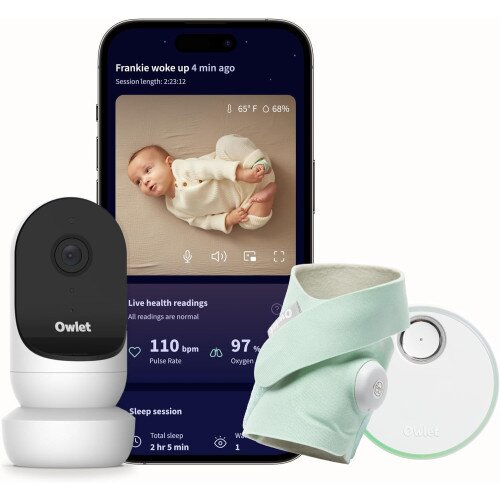 Owlet Dream Duo 2 Smart Baby Monitor - Mint